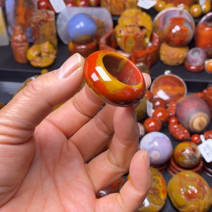 玛瑙/玉髓未镶嵌指环