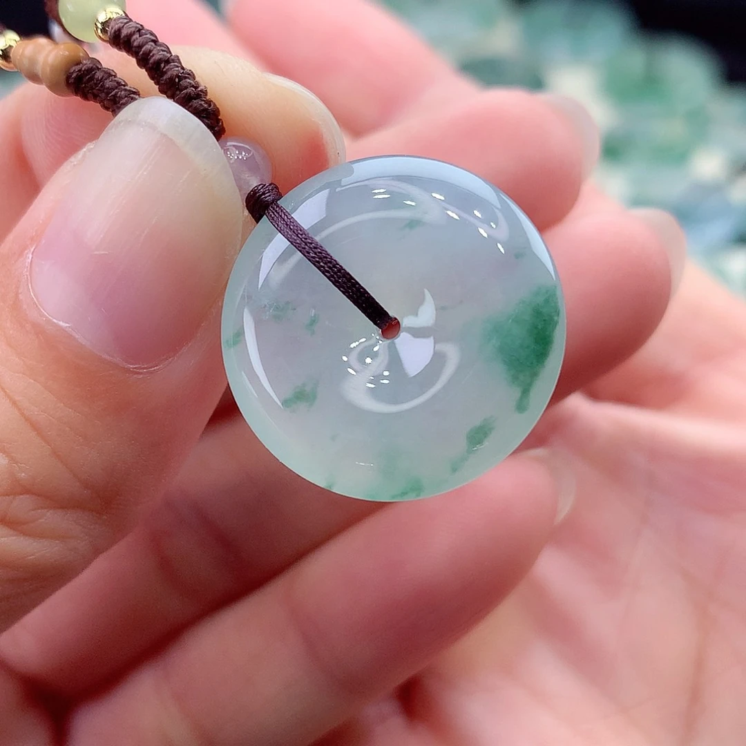 颈饰未镶嵌翡翠编号12尺寸21.9-5.8