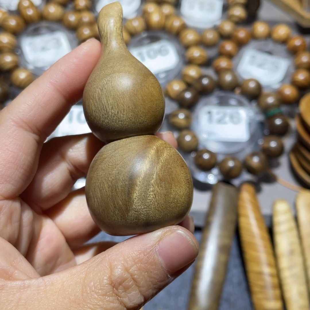 楠木（金丝楠）其他葫芦手把件