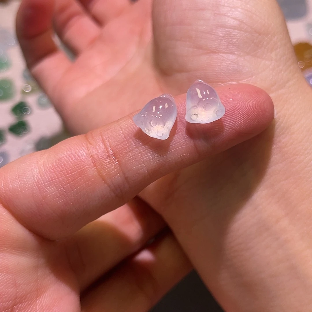 定制翡翠未镶嵌莲蓬