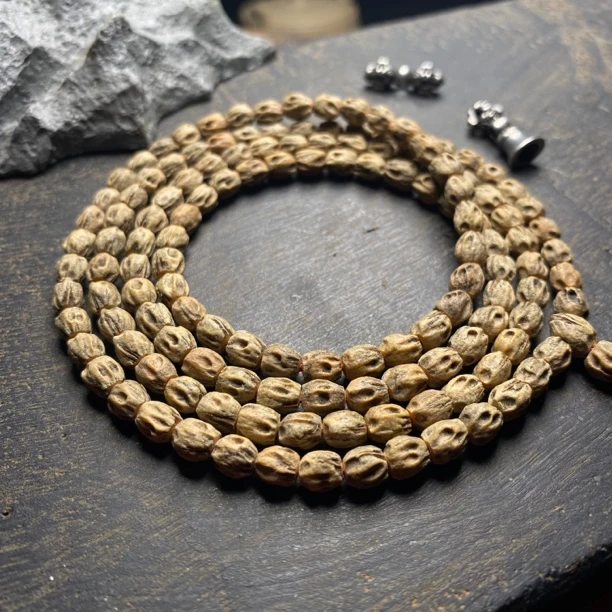 红芽百香籽脏鬼脸红油皮108文玩手串