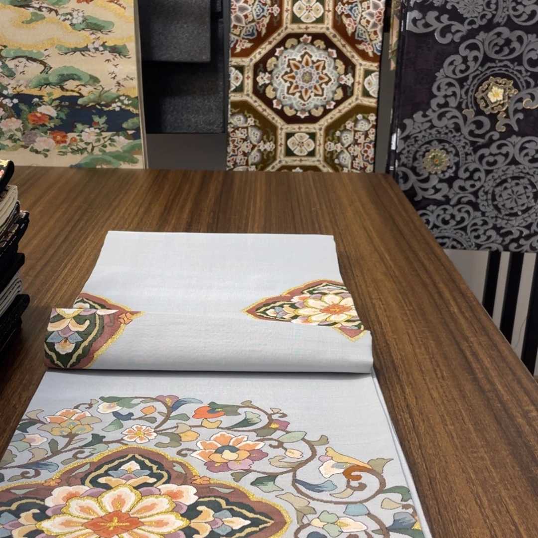 织绣唐锦西阵织桌旗