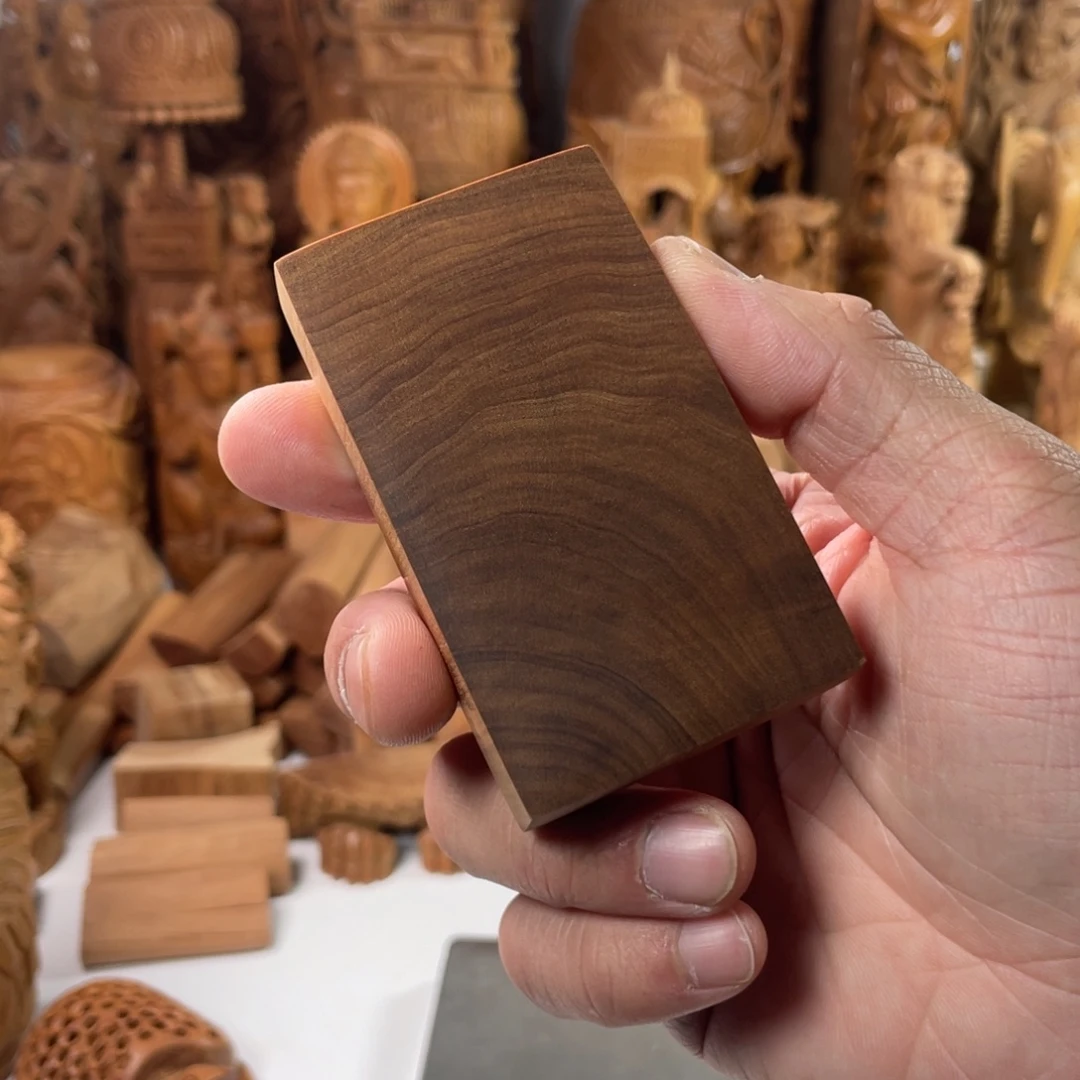 山***雾檀香木把件老山檀香