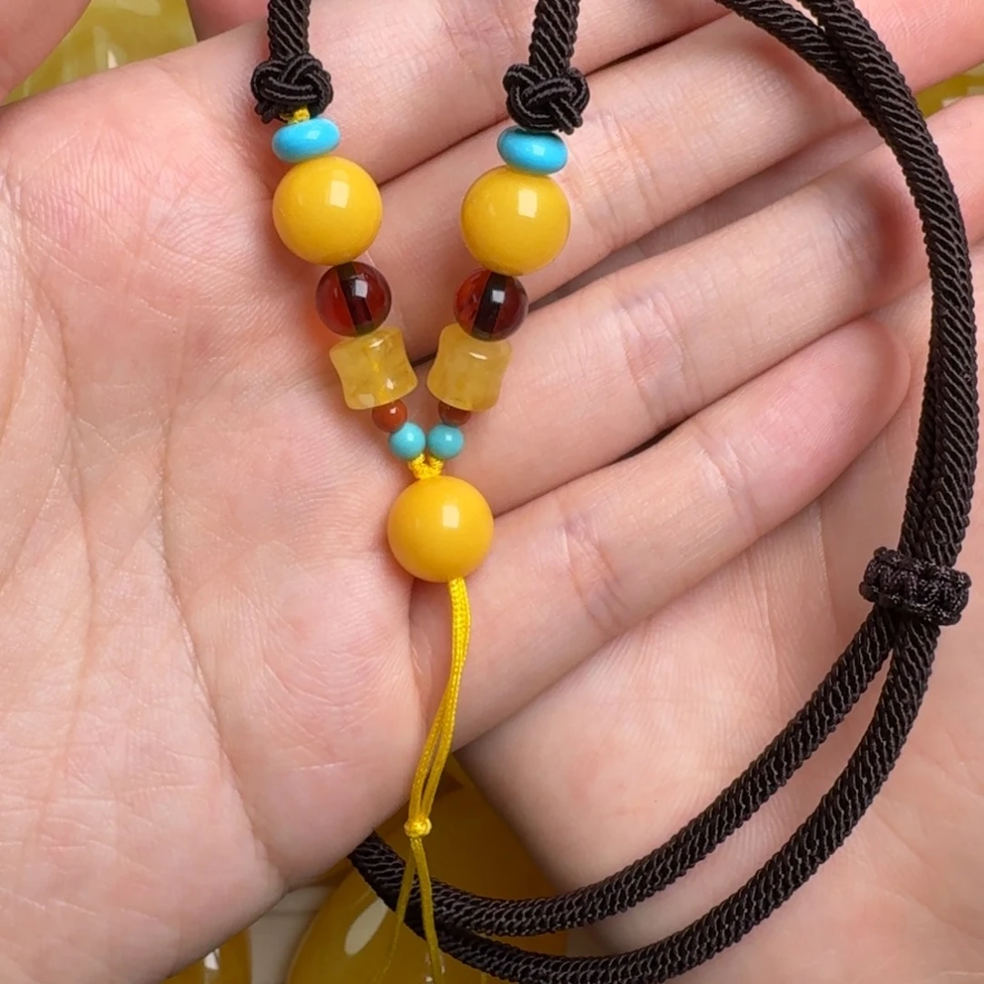 M***G蜜蜡未镶嵌颈饰蜜蜡