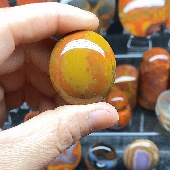 玛瑙/玉髓珠宝奇石未镶嵌立*