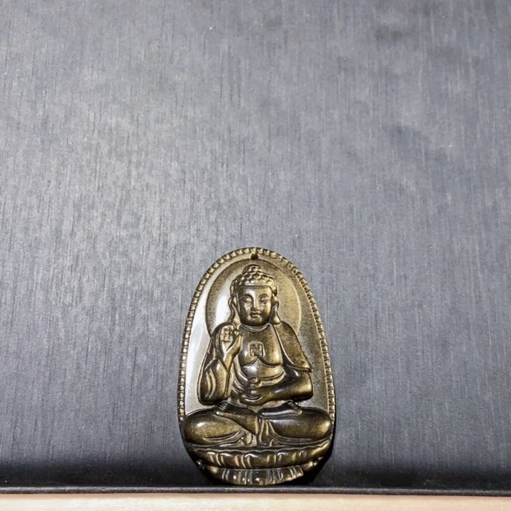 黑曜岩吊坠(不含链)未镶嵌老****子