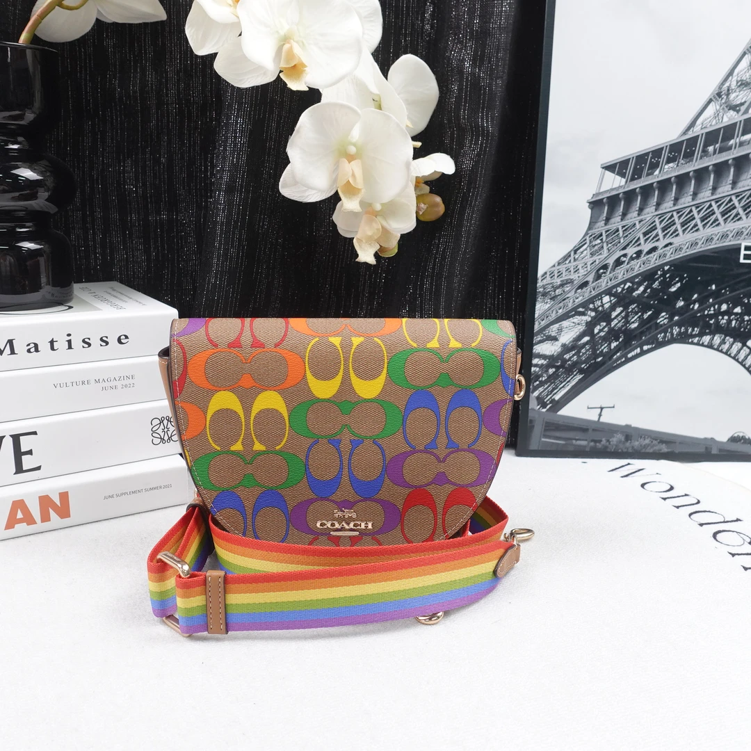 95新 COACH/蔻驰 单肩包/T10191418