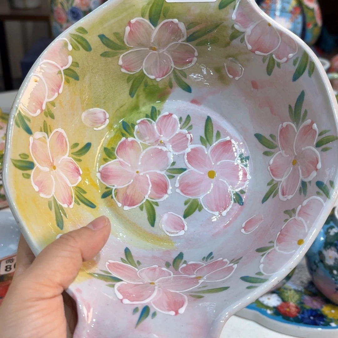 景德镇手绘高温釉下彩陶瓷茶具