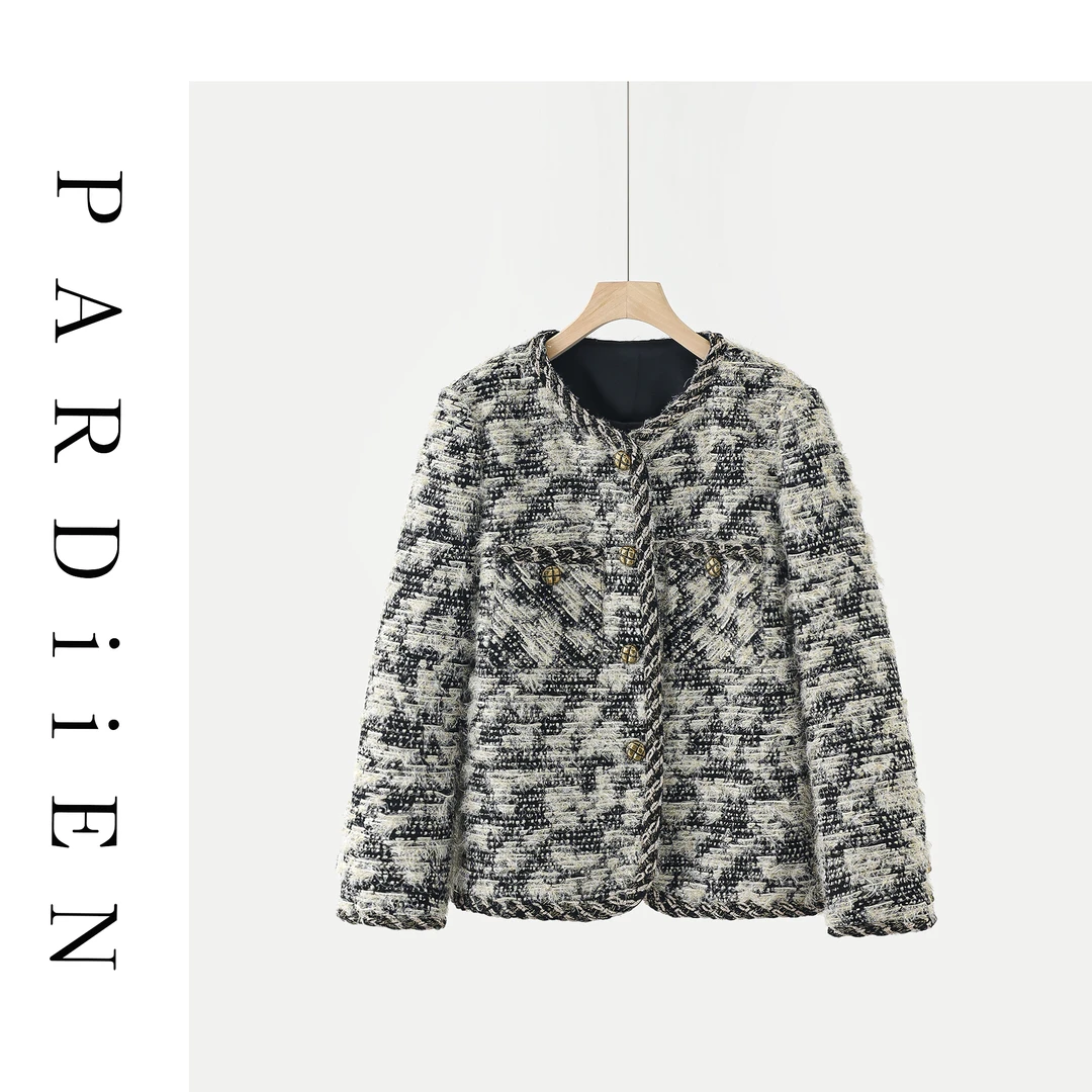 【北总严选】帕迪恩葱丝小香风鹅绒服外套XF2399522