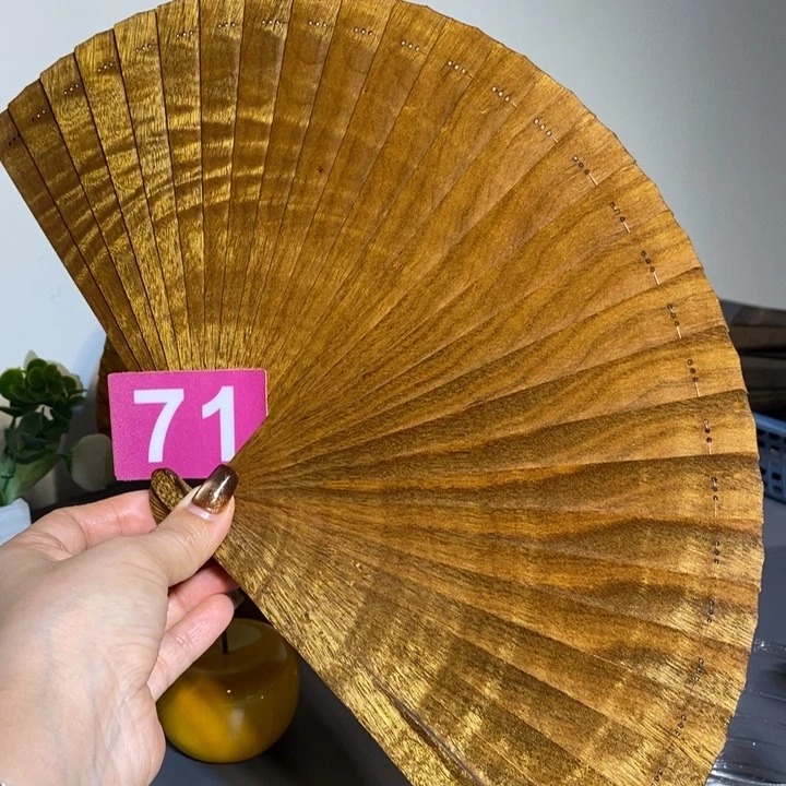 金丝楠青**天金丝楠木扇子