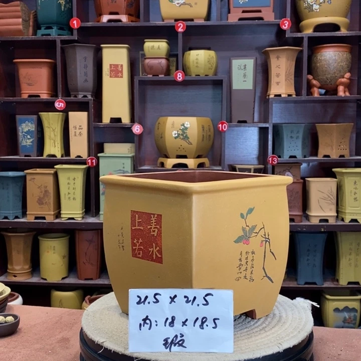 紫砂花盆紫砂花盆