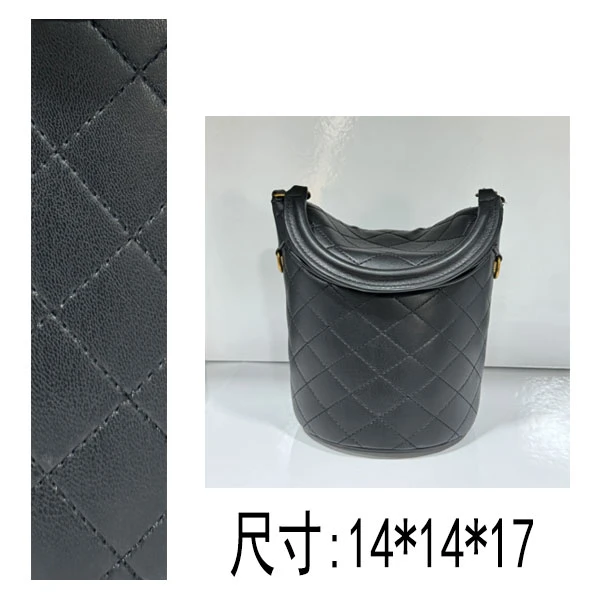 PG301 25新款Gaby黑色薯条发财水桶包