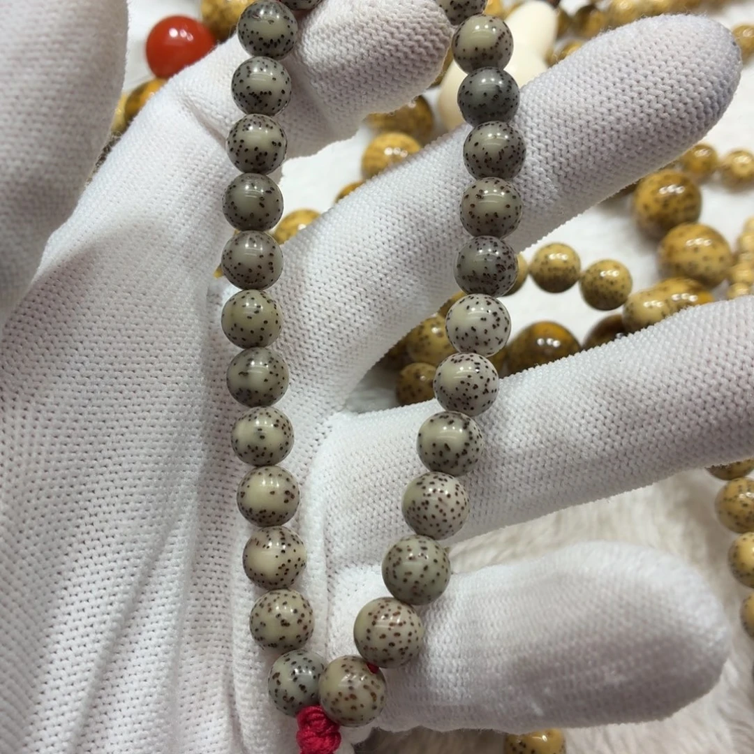 星月菩提手串石玉侧留白8