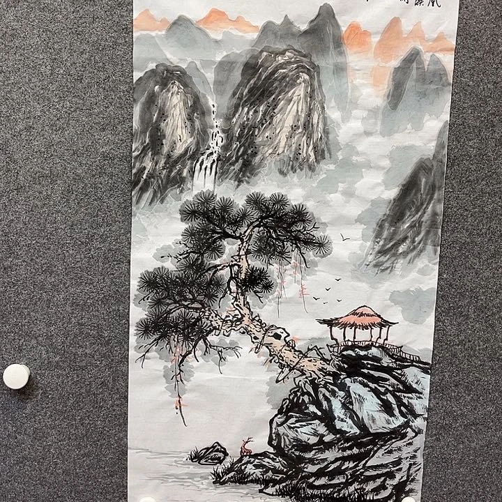 国画新年快乐哦我想