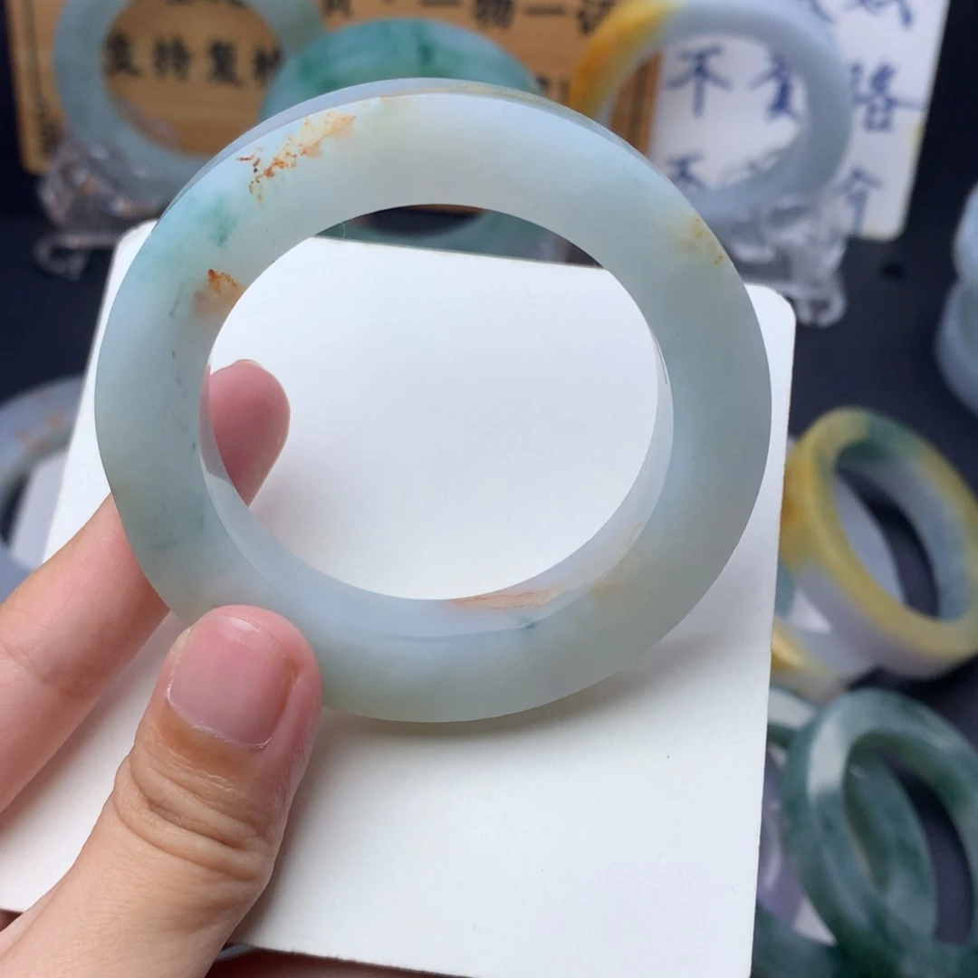 定制翡翠定制手镯未镶嵌定制49-54