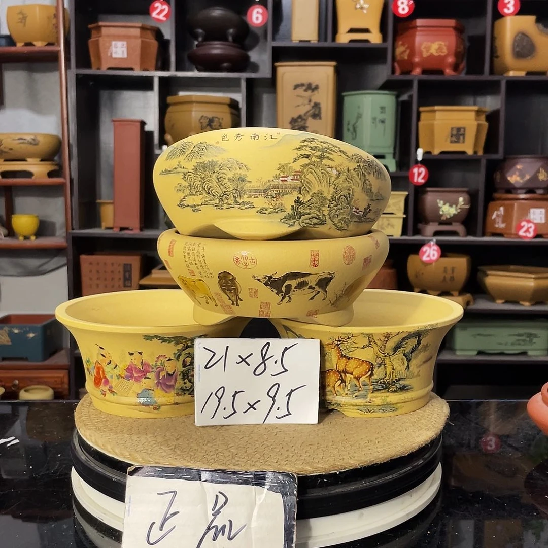 D-盆尚好紫砂花盆