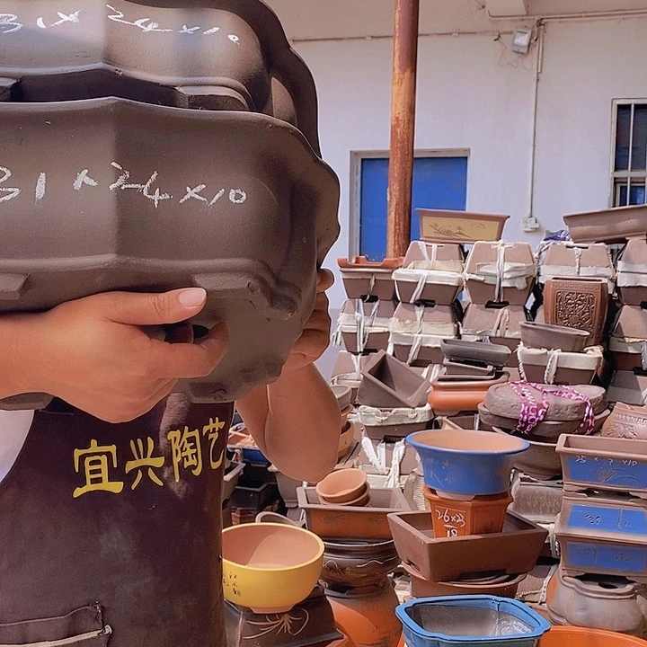 紫砂花盆紫砂花盆