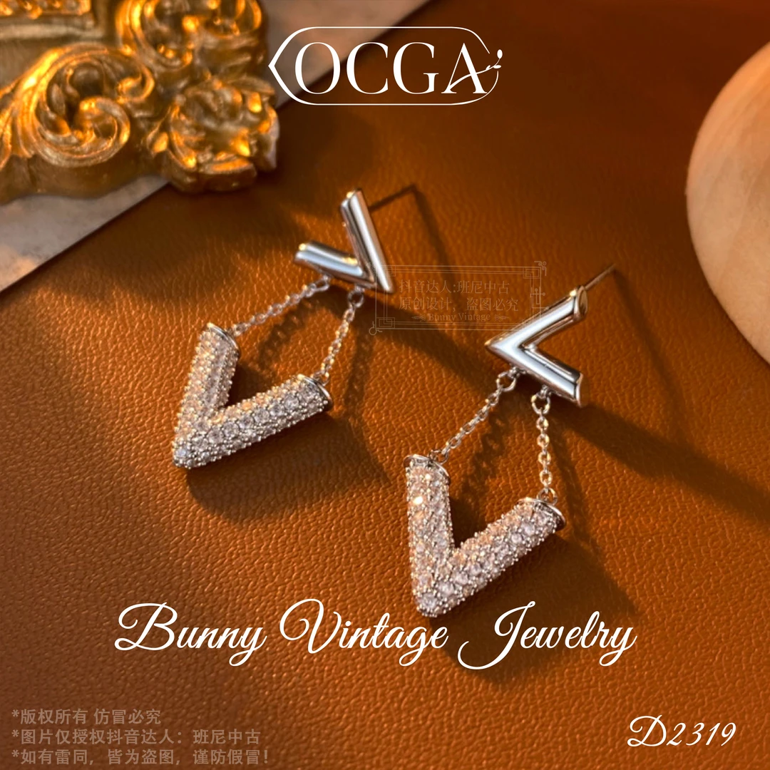 D0264 法★【Paris时装周】冬 OCGA 欧斯伽斯耳环