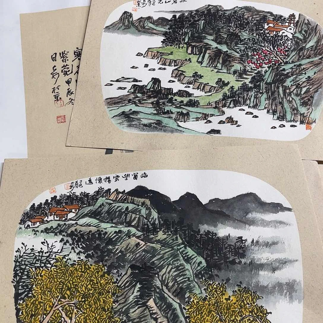 姜奇老师山水作品