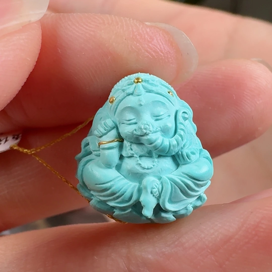 绿松石珠宝奇石未镶嵌