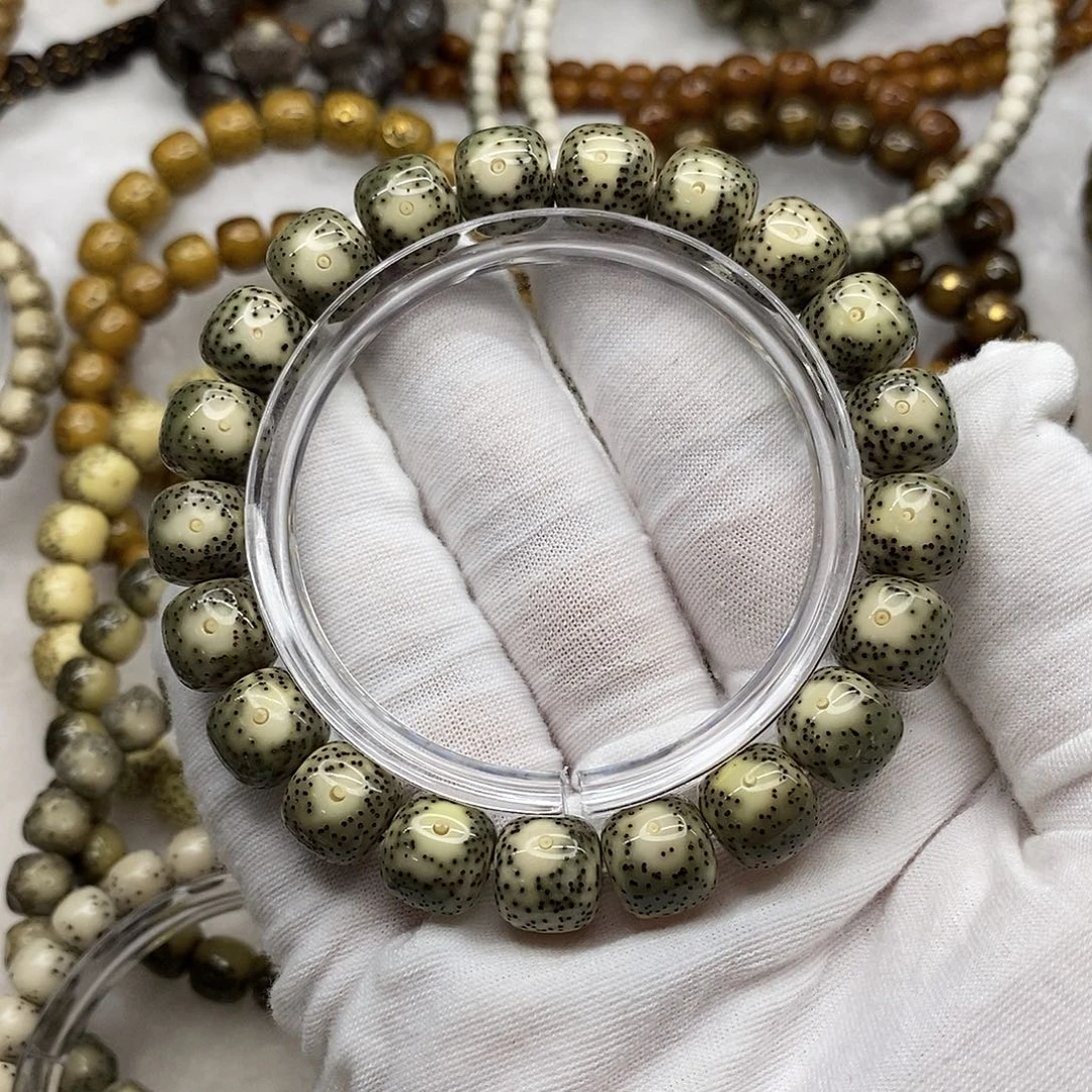 手串星月菩提石玉料