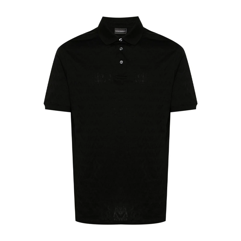 未使用 EMPORIO ARMANI/安普里奥·阿玛尼 男士小鹰徽标压花polo衫