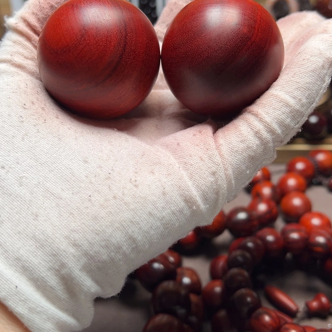 木4.5手球一对微瑕疵