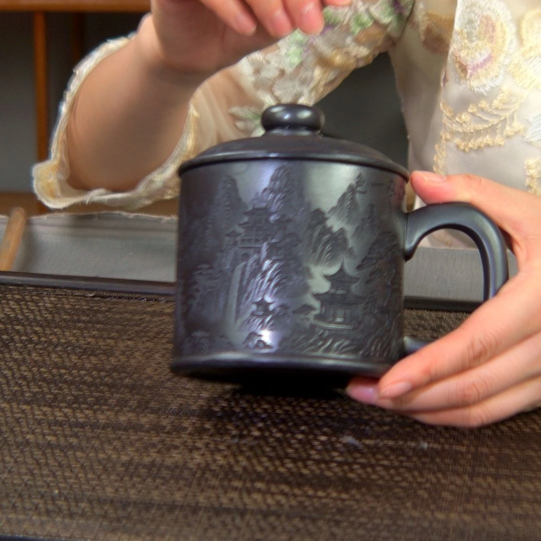 【闪购商品】茶杯紫砂高货放漏