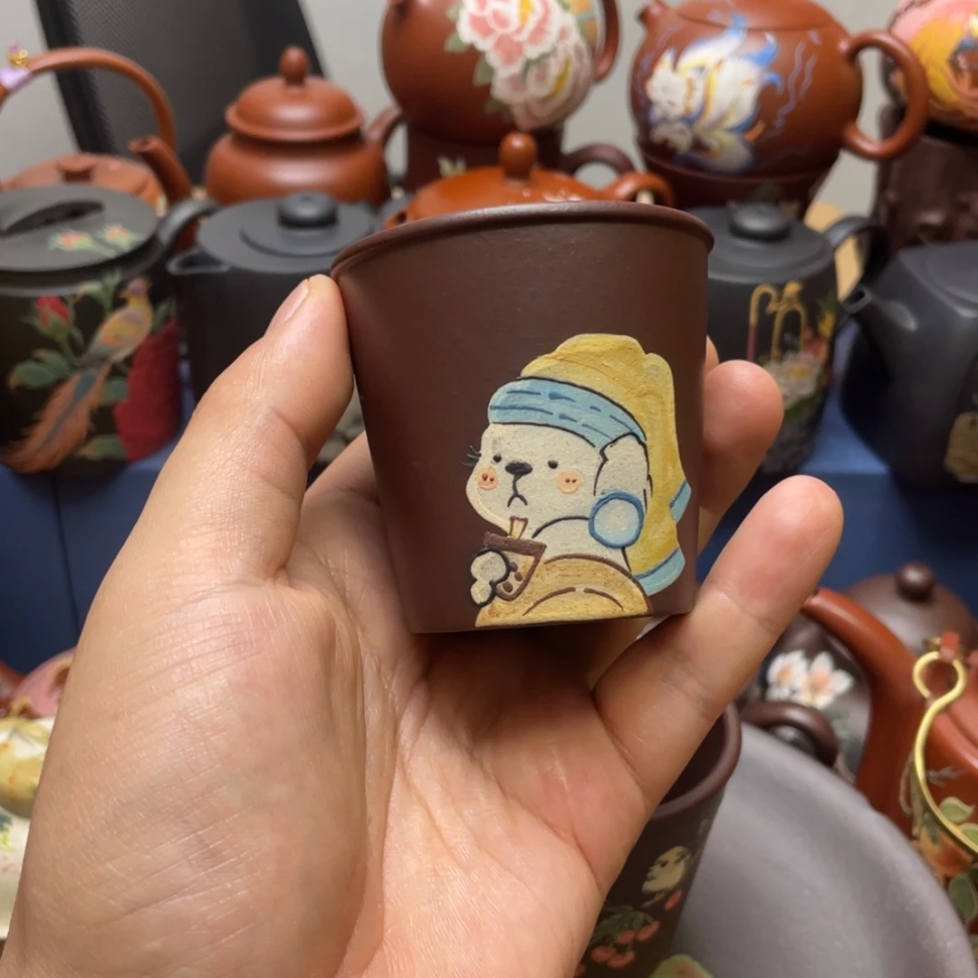 茶杯紫砂紫砂主人杯100cc