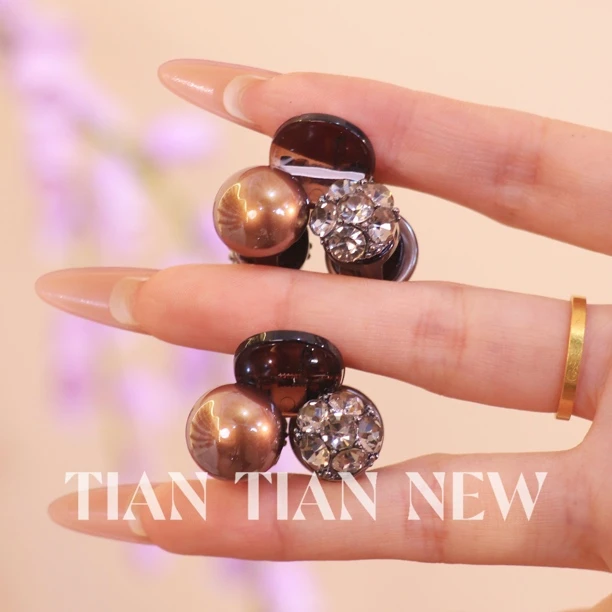 【优雅起义】两个装！！A128精致小抓夹女前额侧边小夹子刘海夹