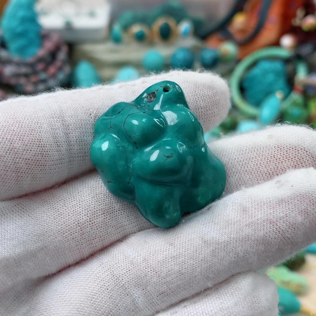 绿松石珠宝奇石未镶嵌