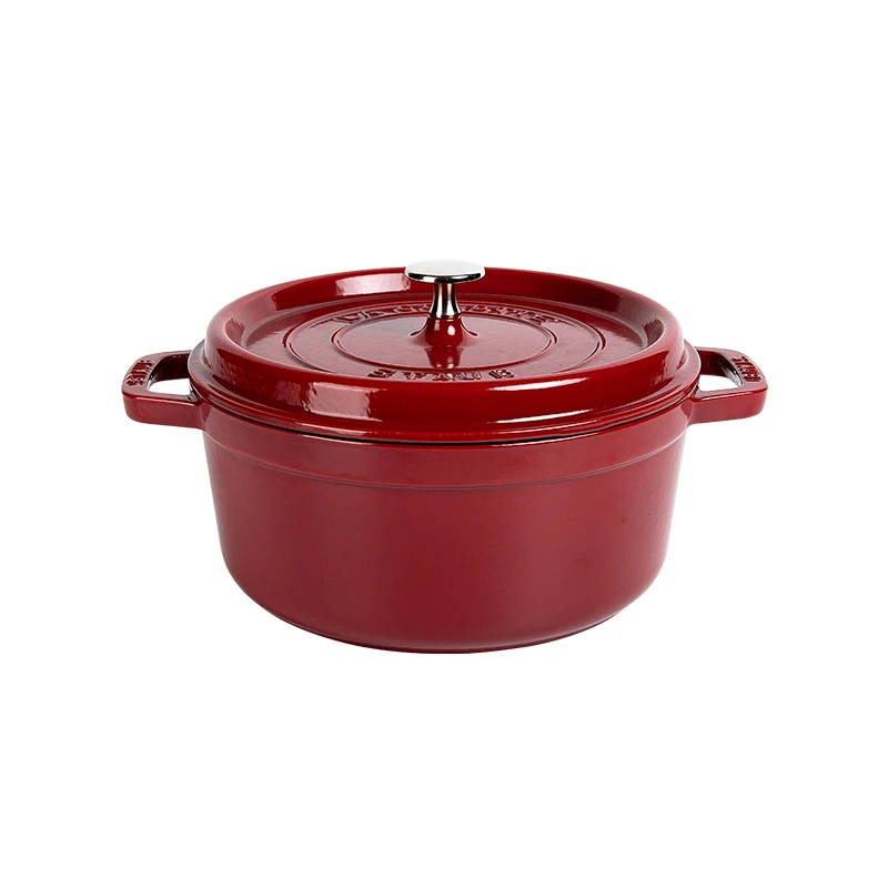 staub/珐宝 珐琅铸铁珐琅圆形炖锅24cm 多色可选  A
