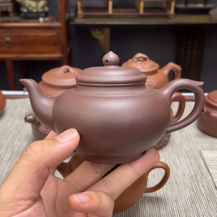 茶壶紫泥微瑕容量