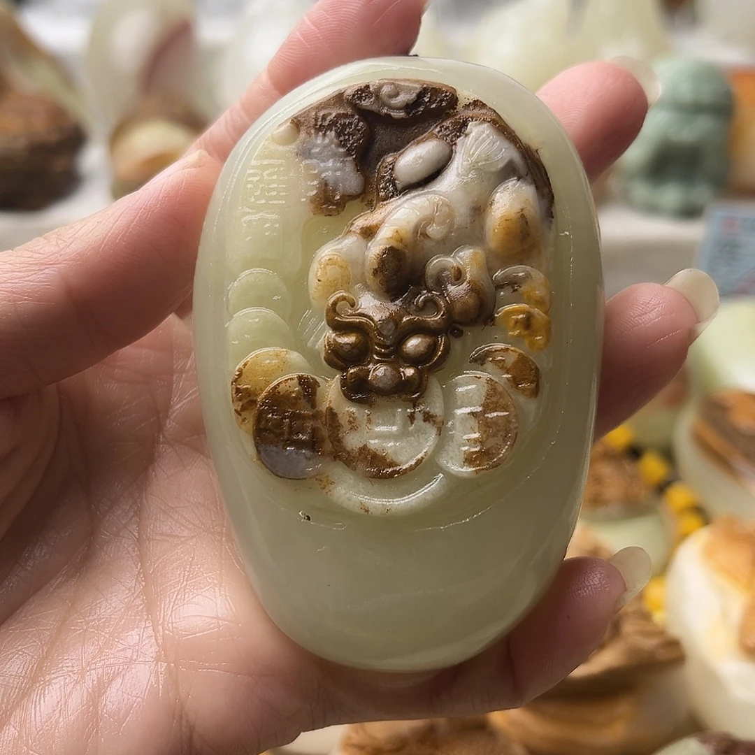 石材古青石不退换貔貅微瑕