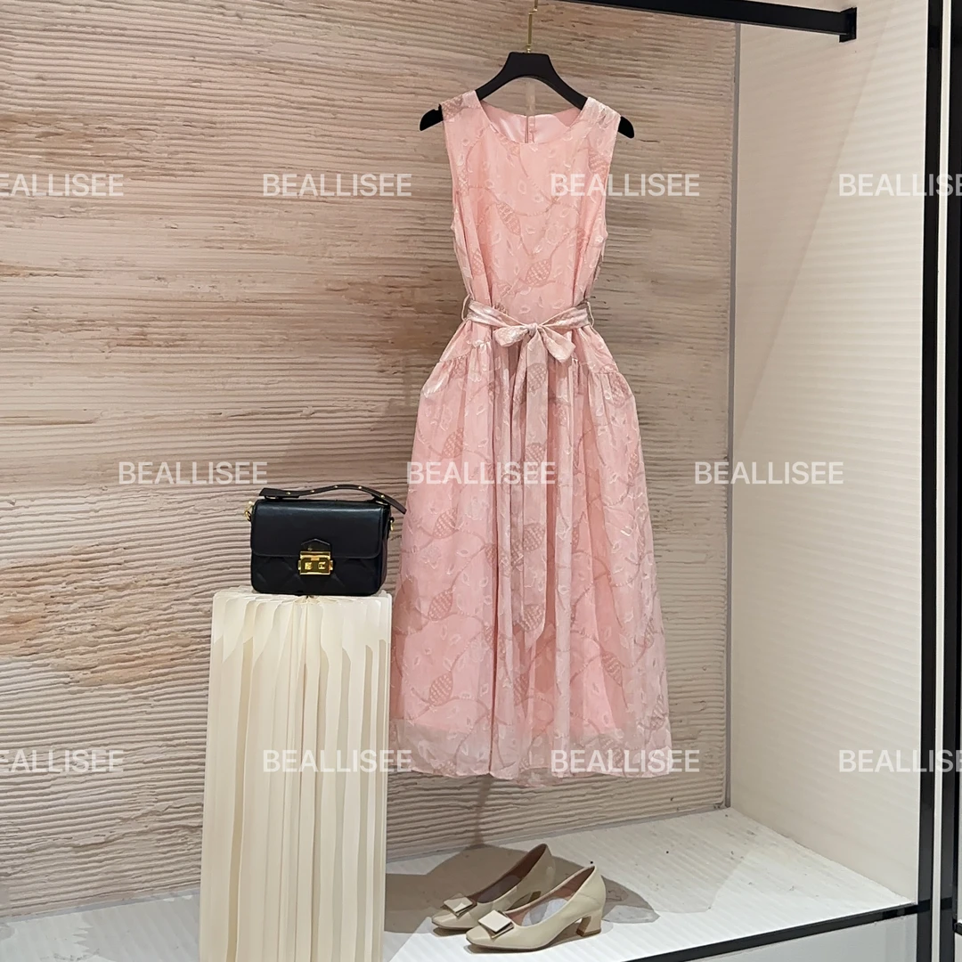 【宠粉价】夏季新款无袖显瘦国风时尚气质宽松连衣裙W-A506