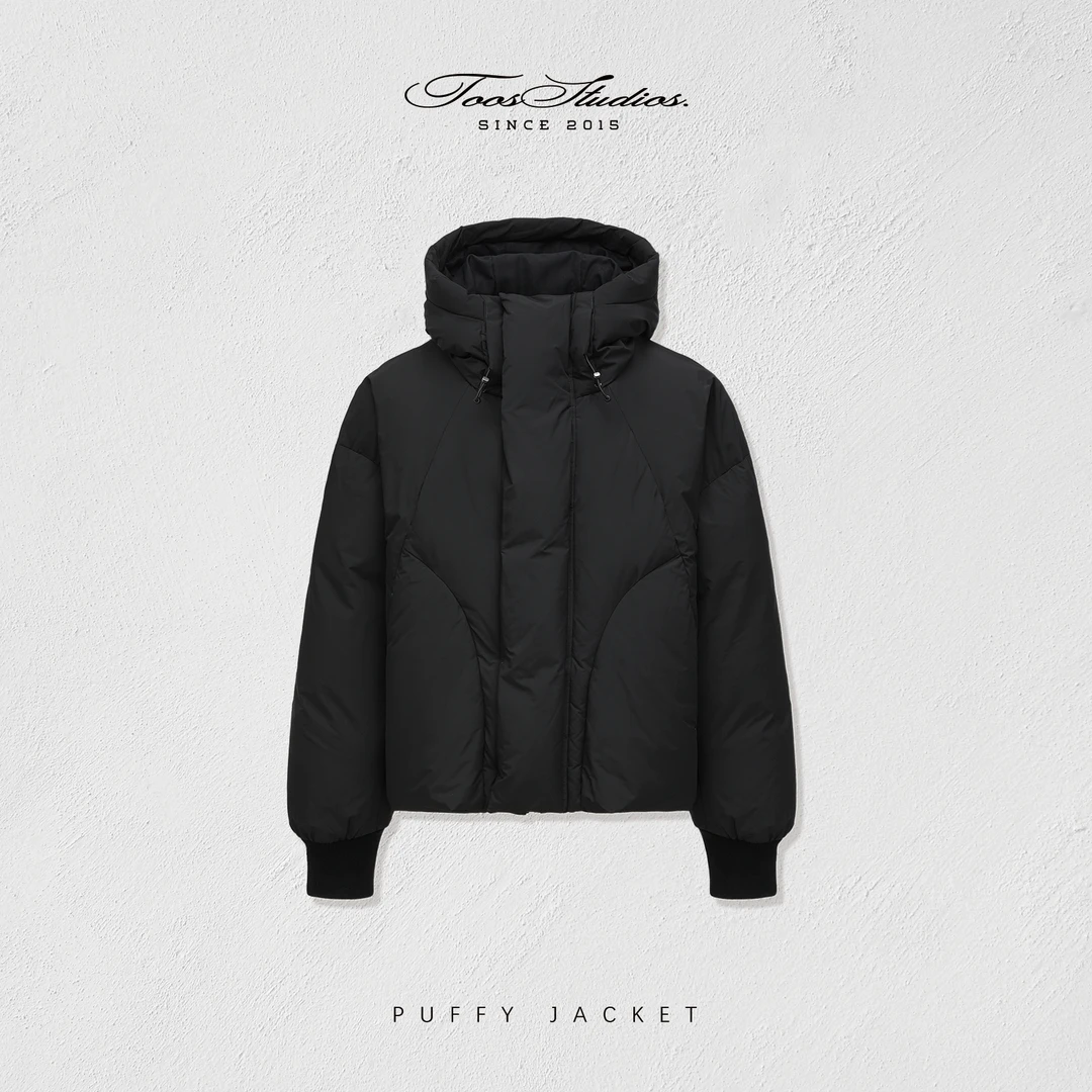 Toos.95波兰白鸭绒连帽Boxy面包羽绒服蓬松保暖