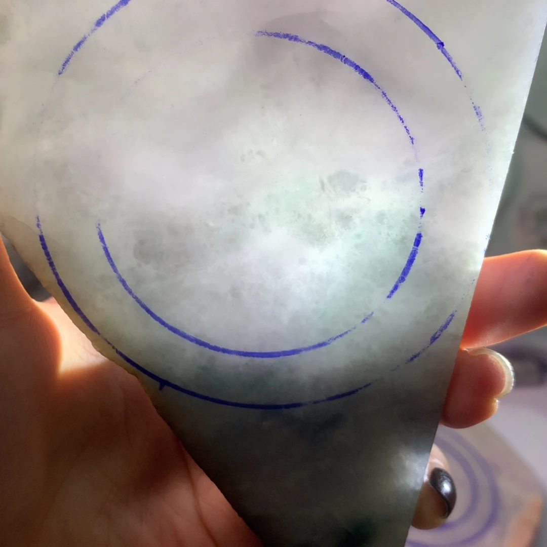 定制翡翠未镶嵌翡翠手镯