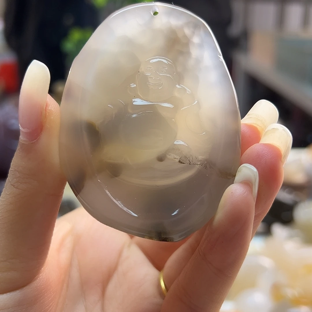 玛瑙/玉髓未镶嵌吊坠(不含链)