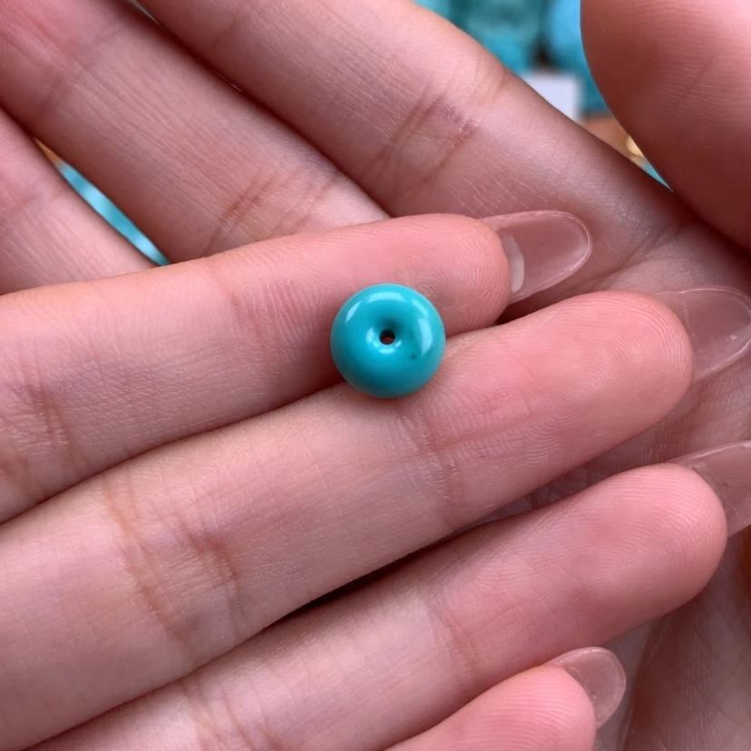 【闪购商品】绿松石扣子未镶嵌囍*?