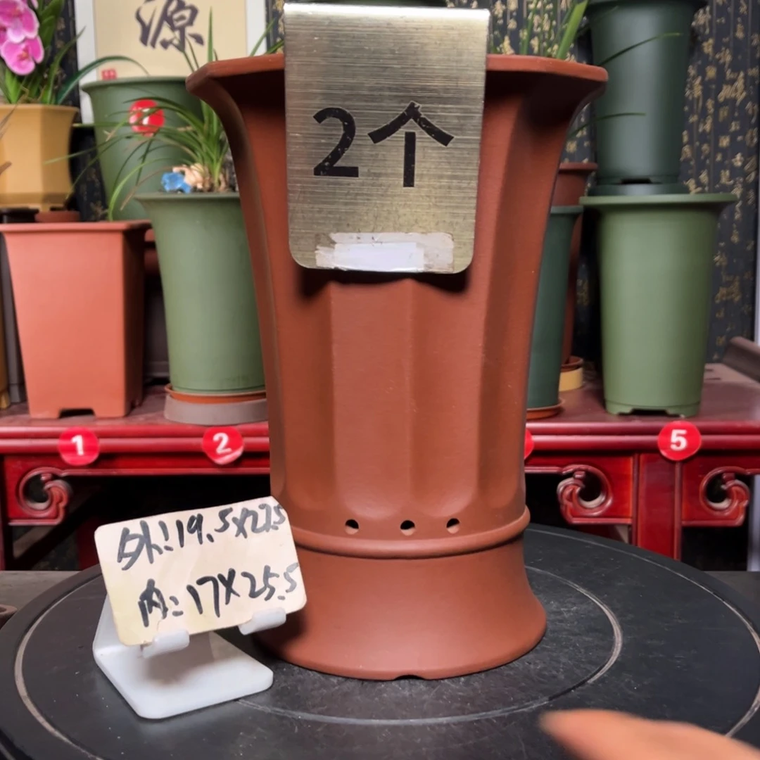 紫砂花盆紫砂花盆