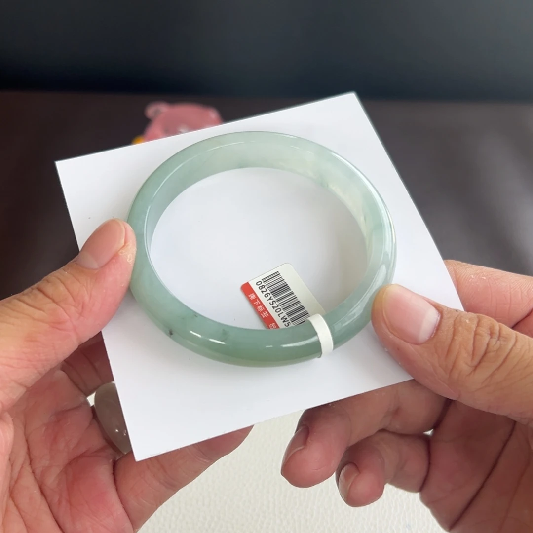 翡翠未镶嵌手镯4号 56.6