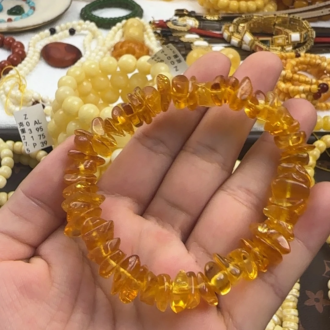 手链琥珀未镶嵌手串