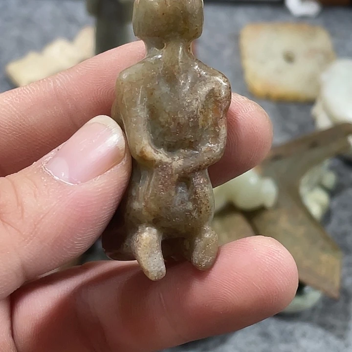 未镶嵌和田玉（糖玉）挂件狼*玉玉玉玉玉玉玉