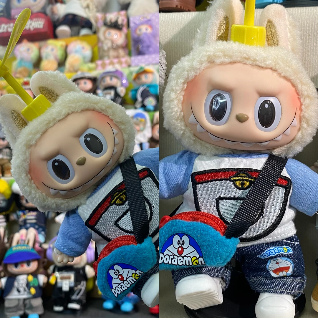 【娃衣套装】乖乖欧妮手工拉布布labubu竹蜻蜓叮当娃衣套装