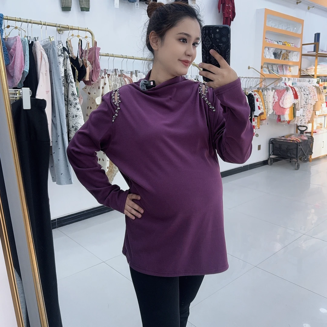 秋冬女打底衫极简风