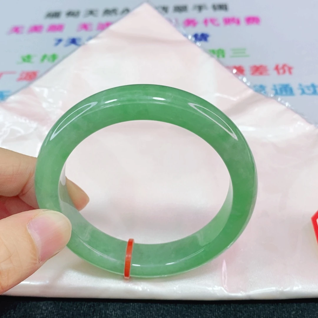 未镶嵌手镯翡翠53.5圈口正圈