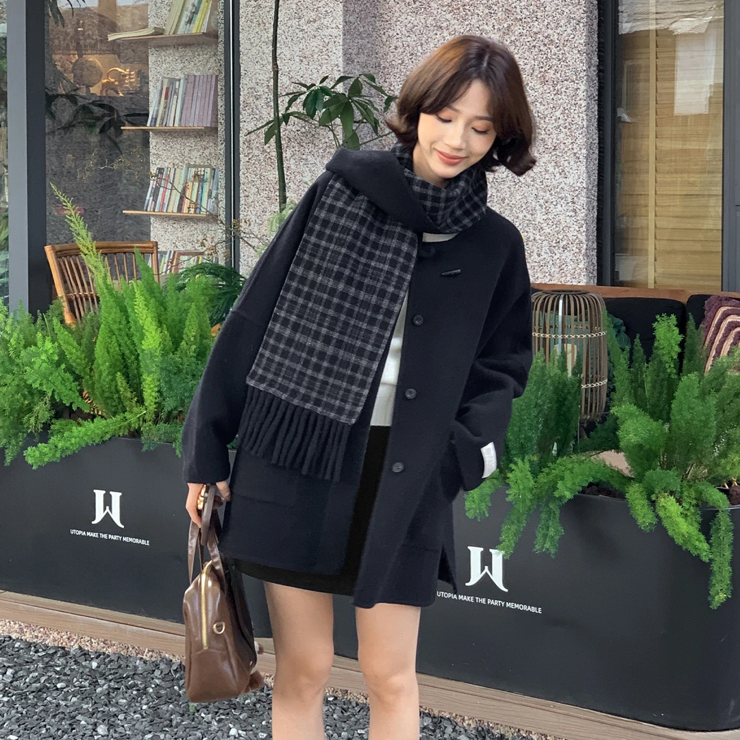 【现货】【雾都恋歌】FS512W040纽扣时尚大衣