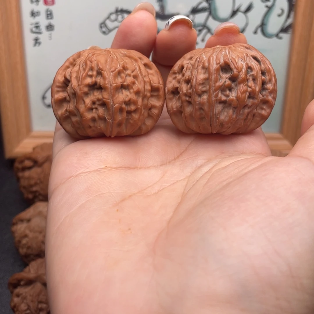 包***子吊坠文玩核桃39全品磨盘