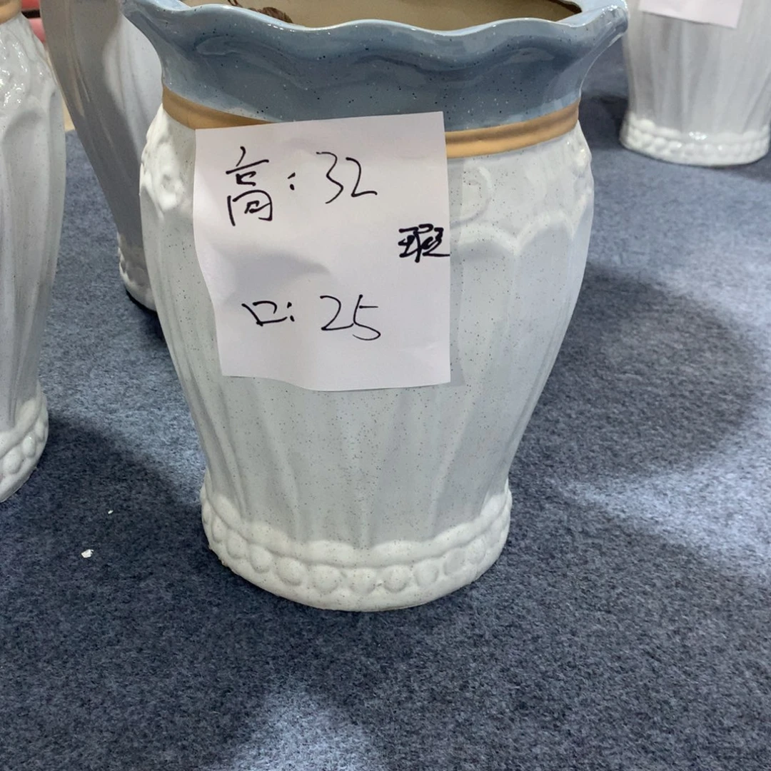 高温陶瓷花盆微瑕