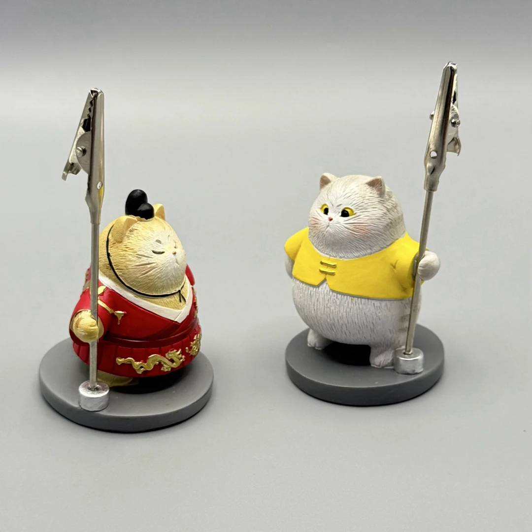 超可爱锦衣卫故宫猫便签夹工艺品创意学生车载